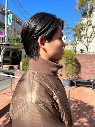 メンズ 川原大空 無料パーマモデル募集のヘアスタイル