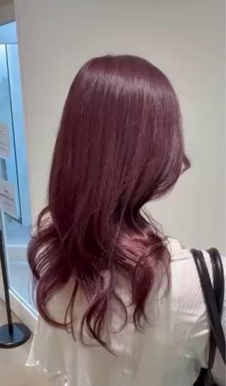 ロング matsuri モテ艶ラベンダー❤︎のヘアスタイル