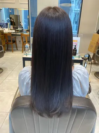 ロング 美髪矯正透明感カラー 江川 和輝のヘアスタイル