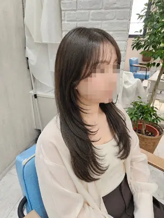 ロング カラー レイヤー×艶髪特化 代表 西村功平のヘアスタイル