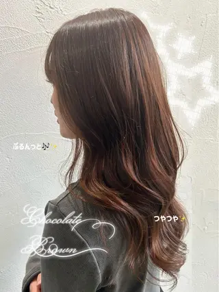 ロング カラー 中嶋心渚⌇透明感 カラー️🩵🎀‪のヘアスタイル