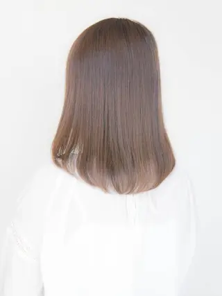 ミディアム 永野 良一のヘアスタイル