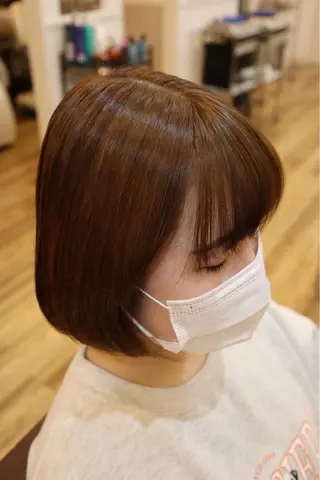 ショート カラー 🐰ハイトーンカラー 畠山 渡🐰のヘアスタイル