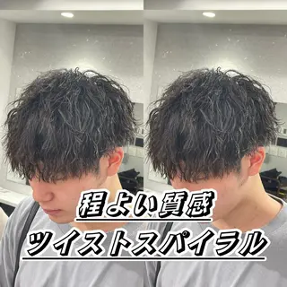 パーマ メンズ 京都河原町 メンズパーマ助川龍哉のヘアスタイル