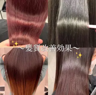 セミロング カラー パーマ ヘアアレンジ メンズ キッズ 上品＆韓国風 🥀海心🥀のヘアスタイル