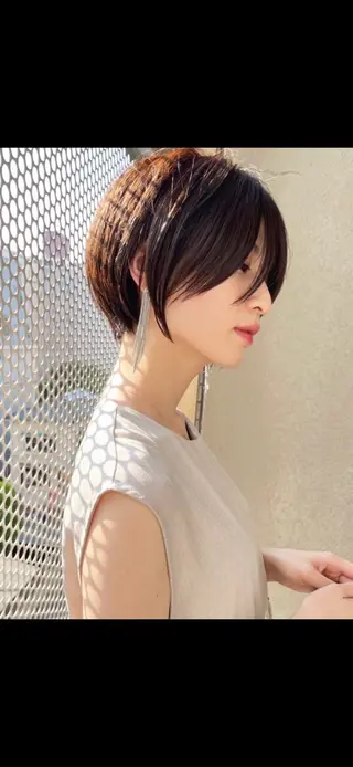 ショート 佐渡優 365連勤する美容師のヘアスタイル