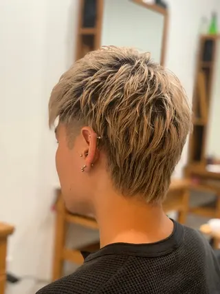 ショート メンズ Meteor 店長 祝田涼太のヘアスタイル