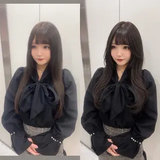 ロング 当日予約OKカット モデル濱川響太のヘアスタイル