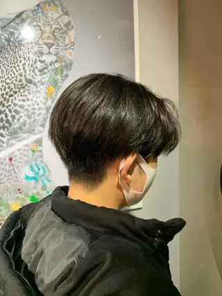 ショート メンズパーマ 工藤勇也のヘアスタイル