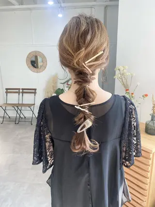 ロング カラー ヘアアレンジ ひなの .のその他イメージ