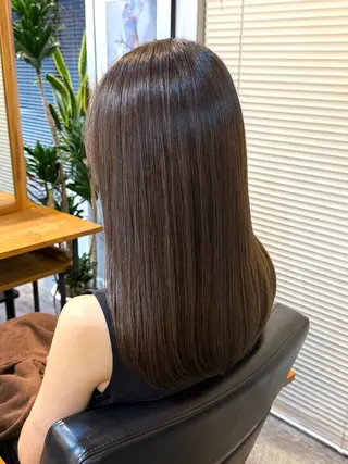 セミロング カラー muscali♡ 原宿.表参道のヘアスタイル