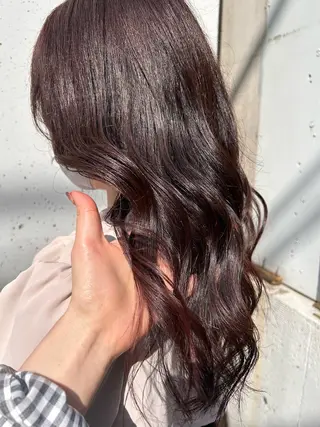 ミディアム カラー ヘアアレンジ お任せヘア☘️☘️ 及川渚のヘアスタイル
