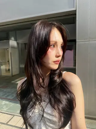 ロング つやカラー×髪質改善 /NAMIのヘアスタイル
