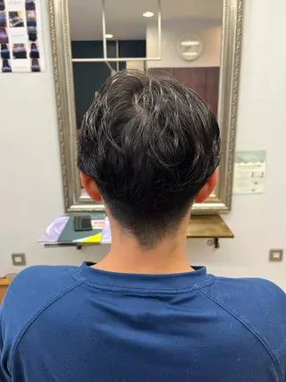 ショート パーマ メンズ 産休の為お休みです! 小島凜のヘアスタイル