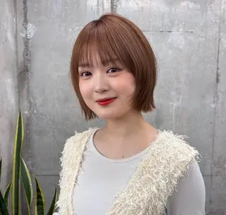 ショート 🌷暖色カラー /Mina/渋谷🌷のヘアスタイル