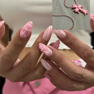 ネイル パラあり！フィルイン 美フォルムのネイルデザイン