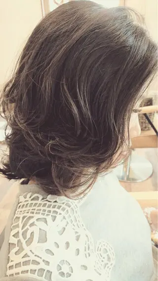 ミディアム サロン ド ソワのヘアスタイル