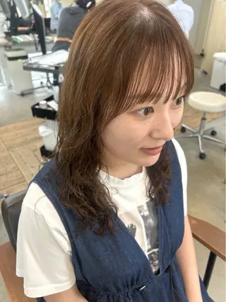 セミロング 綿貫 美雪のヘアスタイル