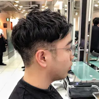 パーマ メンズ メンズ特化フェード パーマ小林裕史のヘアスタイル