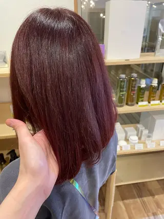ミディアム カラー 狩野 龍二のヘアスタイル