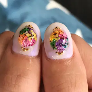 ネイル 渋谷/チップ長さ出し 👑アプレgel-xのネイルデザイン