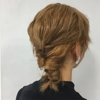ミディアム ヘアアレンジ KONOMI スタイリストのヘアスタイル