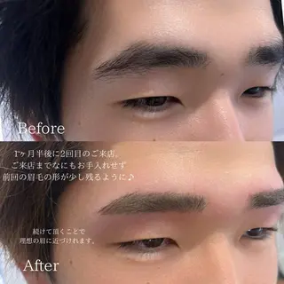 メンズ アイブロウ an'reve SAEのマツエク・マツパデザイン