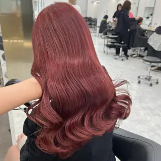 ロング 🍒韓国y2k暖色 NO.1🍒REAのヘアスタイル