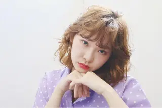 ミディアム カラー 🍊新宿南口🍊 ERINAのヘアスタイル