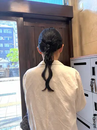 ロング 上島 未緒のヘアスタイル