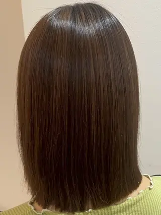 ミディアム カラー 透明感カラー×美眉 🎀みゆう🎀のヘアスタイル
