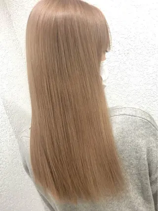 ロング ブリーチ/髪質改善 店長　板垣智大のヘアスタイル