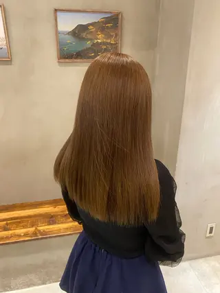 セミロング 新宿/顔周りカット +レイヤー=しずく♩のヘアスタイル