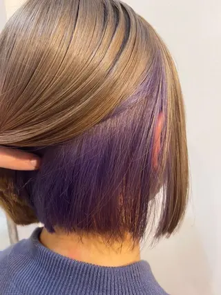 ミディアム カラー 韓国系レイヤー特化 hiroのヘアスタイル