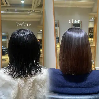 ミディアム 縮毛矯正/レイヤー 🌙児玉光瑠のヘアスタイル