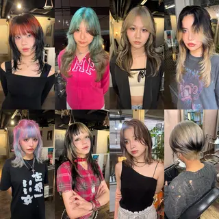 カラー 心斎橋/デザインカラ ー/海外風/ナツミのヘアスタイル