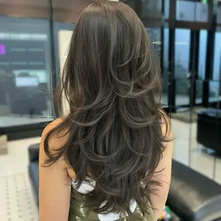 ロング カラー 【韓国❤️海外ヘア】 AYAKAのヘアスタイル