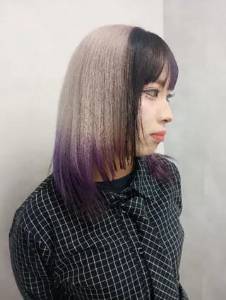 カラー kino✟ yuriのヘアスタイル