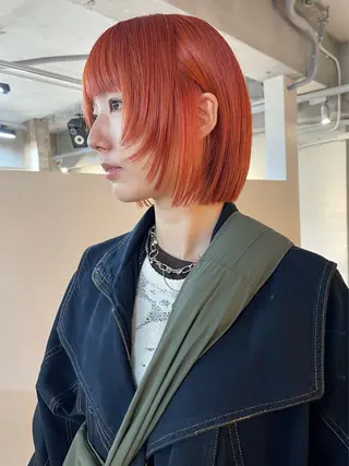 ミディアム 安部佑哉/ハイトーン /レイヤー/ブリーチのヘアスタイル