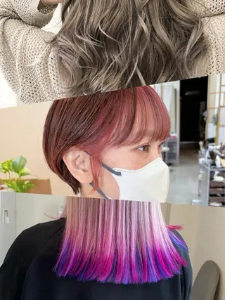 カラー ROCCA hair HARU🩵のヘアスタイル
