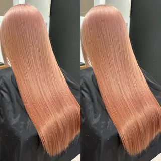 ロング カラー なんば、心斎橋🍓 ハイトーンnicoのヘアスタイル