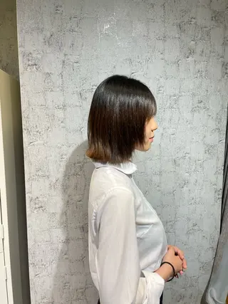 ショート 赤み消し艶カラー✨️ DAIGOのヘアスタイル