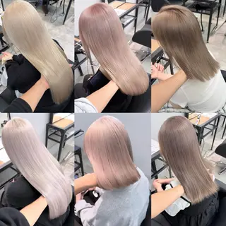 ロング カラー ハイトーン/ブリーチ minamiのヘアスタイル