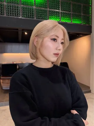ショート DEAN ISLA 海外風ヘアサロンのヘアスタイル