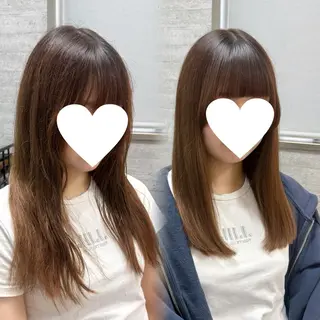 セミロング 9月から綾瀬/ 内田志乃のヘアスタイル