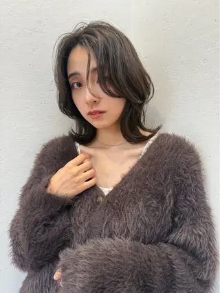 ミディアム 🔆韓国 norika🔆のヘアスタイル