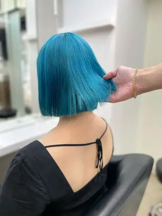 カラー yasuハイトーン/ デザインカラーのヘアスタイル