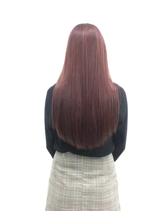 ロング カラー 脱！黒髪 ダブルカラー【上野】のヘアスタイル
