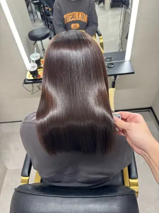 ミディアム 髪質改善サロン 南船場　みおのヘアスタイル