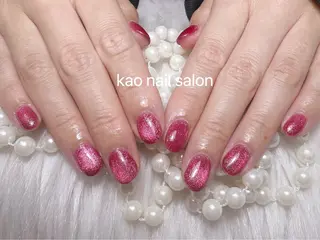 ネイル kao nail マグネット/長さだしのネイルデザイン